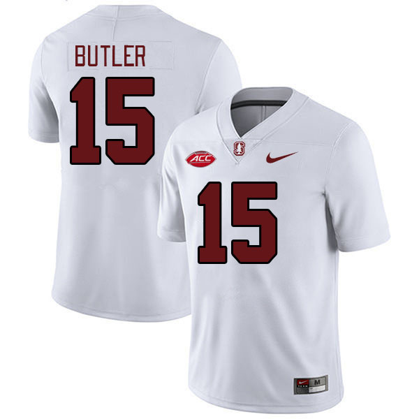 Men #15 Ryan Butler Stanford Cardinal 2024 ACC Conference College Football Jerseys Stitched-White